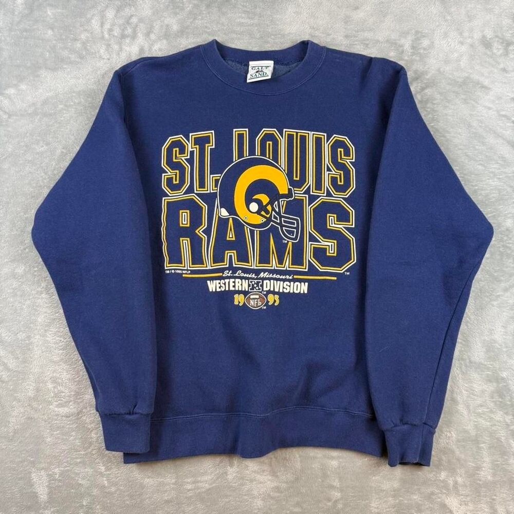 Nfl Men's Navy and Blue Sweatshirt
